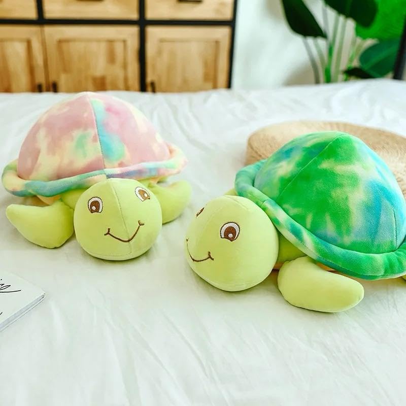 Turtle Plush Toy, Super Soft Baby Sea Turtle Small Stuffed Animal, Multicolour