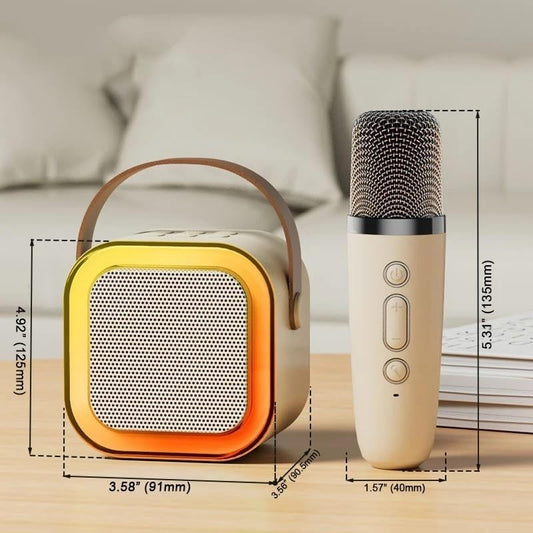 Sale: Colorful Bluetooth Speaker with Karaoke Mic (Single Mic)