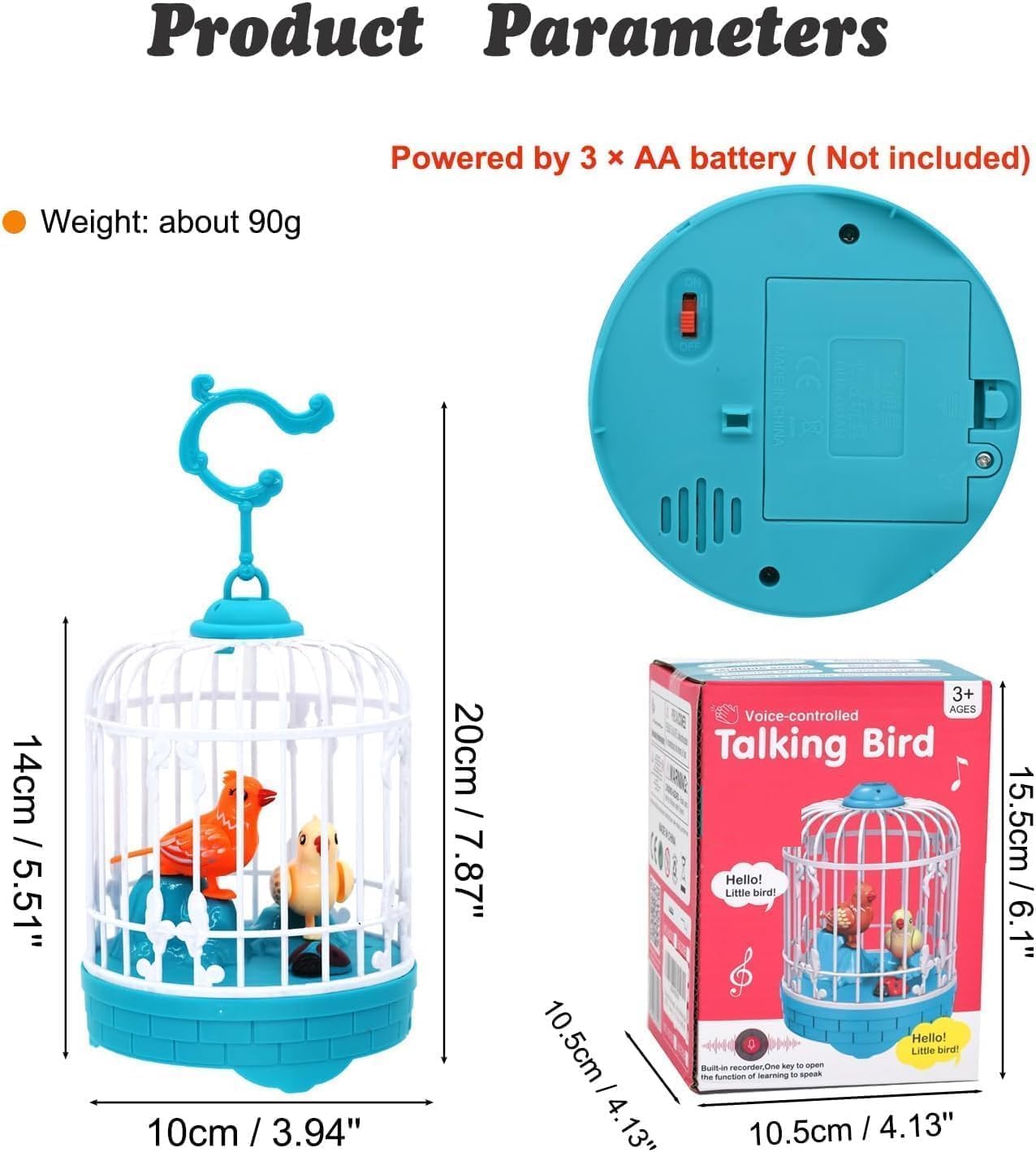 Talking Bird Toy for Kids | Interactive Toy