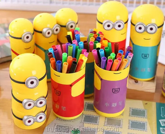 Minion Cute Stationery Gift Set Kids (Set of 4 Box)
