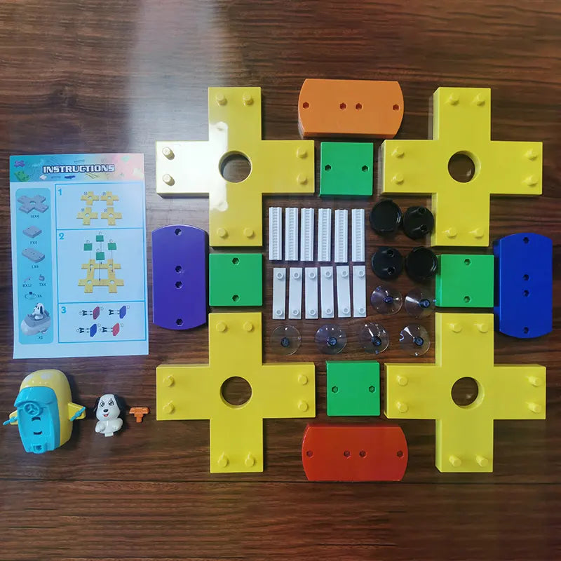 Educational Magnetic Train Track || Interactive Slot Toys Building Block Sets