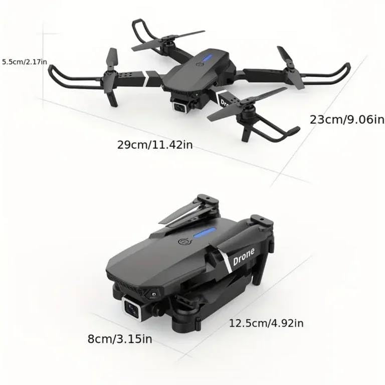 E88 Double battery Foldable Drone
