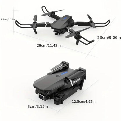 E88 Double battery Foldable Drone