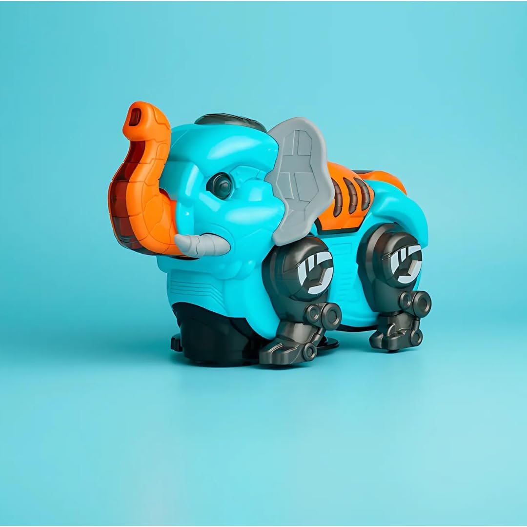 Rotating Dancing Elephant for Kids | Battery Cell Operated Musical Toy with Lights