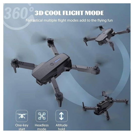 E88 Double battery Foldable Drone