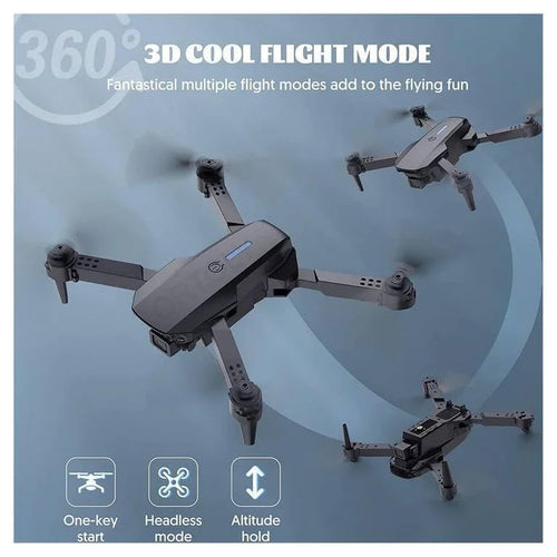 E88 Double battery Foldable Drone