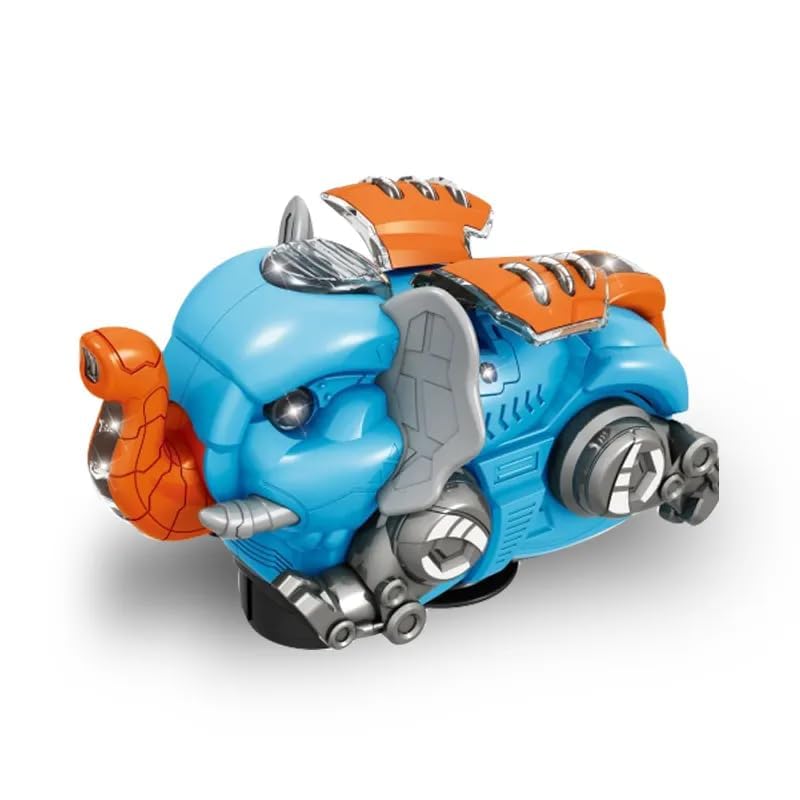Rotating Dancing Elephant for Kids | Battery Cell Operated Musical Toy with Lights