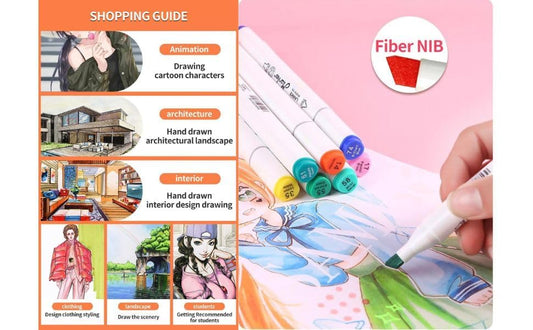 24 Colors Marker Set