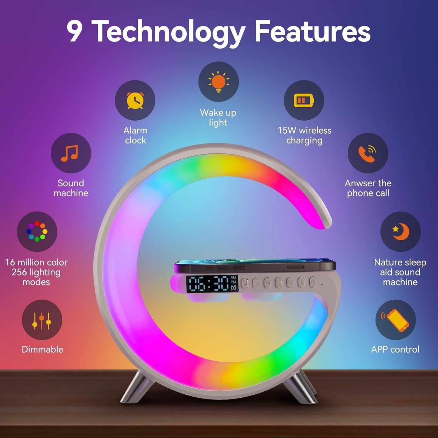 Big G Speaker With Wireless charging and Bluetooth