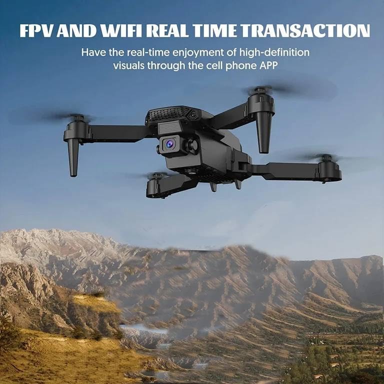 E88 Double battery Foldable Drone