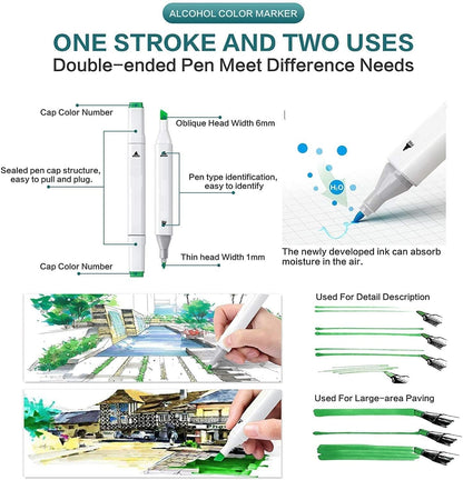 24 Colors Marker Set