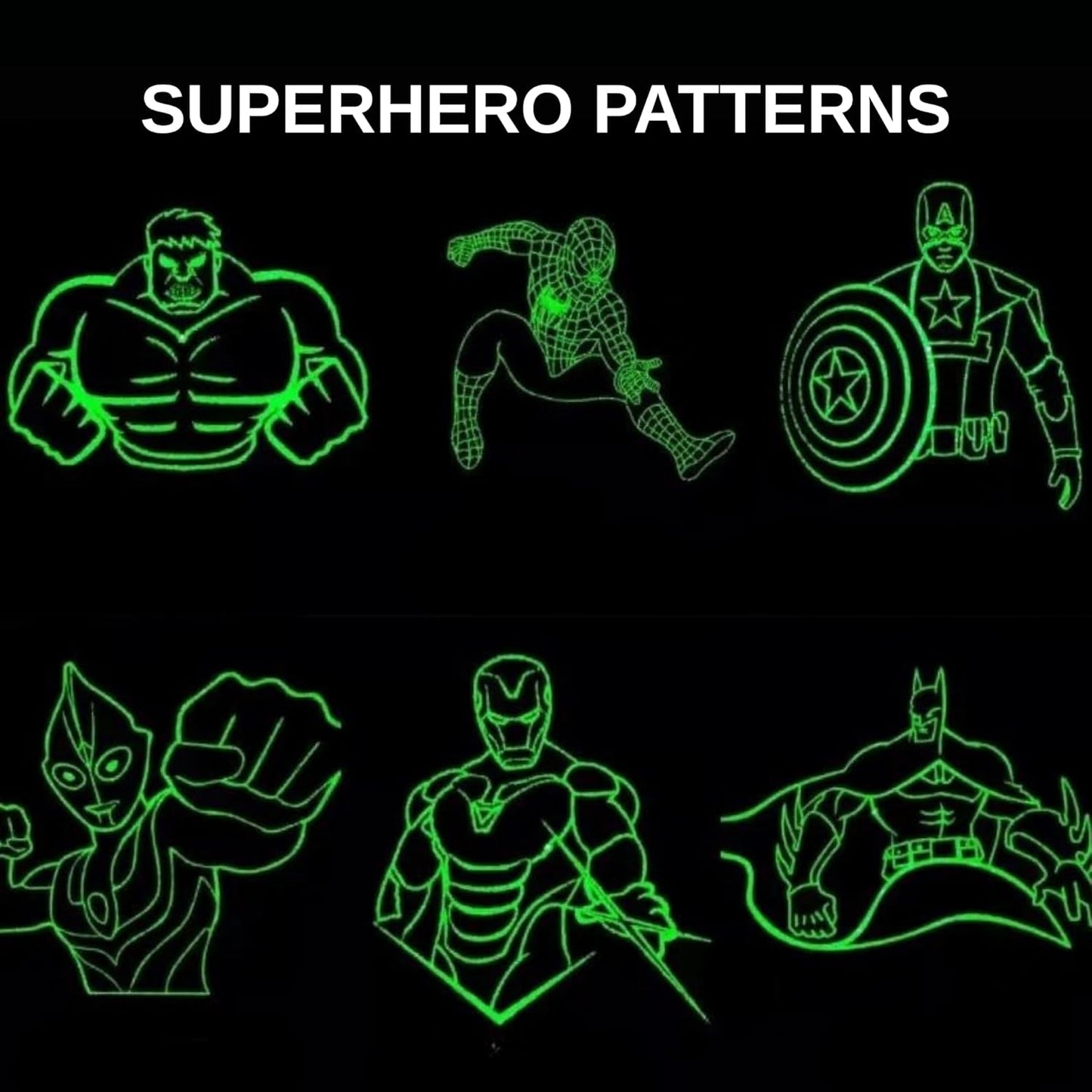 SuperHero Green Laser Light Chargeable