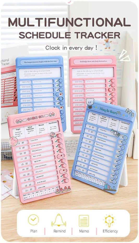 Portable Self-Discipline Chores Chart | Schedule Tracker