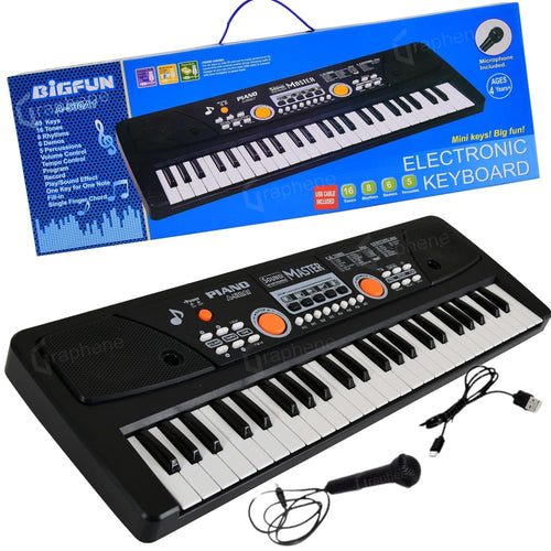 Musical Piano Keyboard with Microphone (49 & 61 keys)
