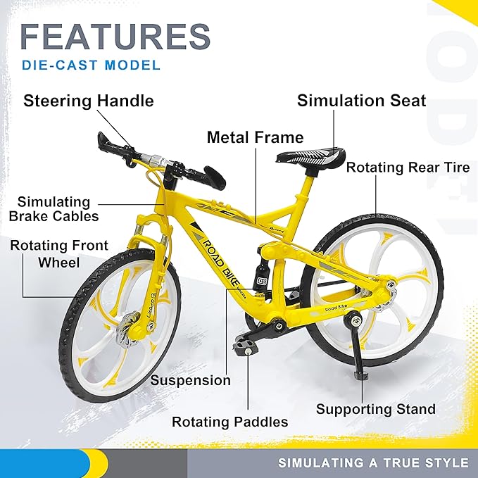Die Cast Street Bicycle Toy for Kids
