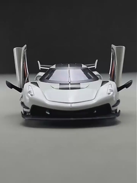 Koenigsegg Jesko 1/24 Alloy Collectibles Die-cast Vehicles with Sound and Light